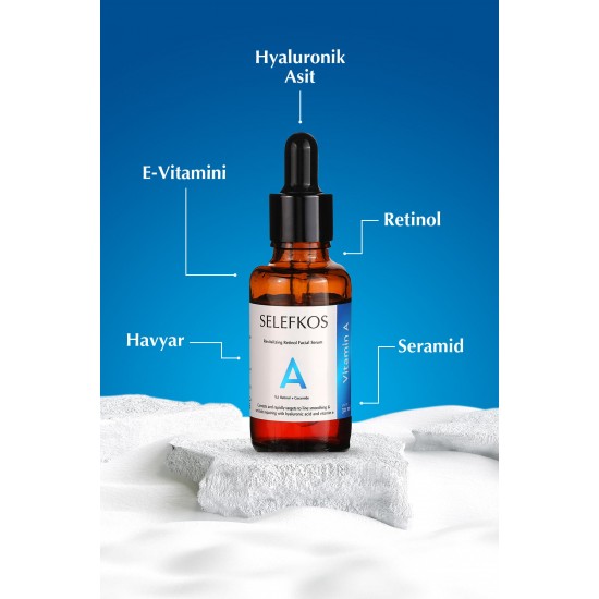 A Vitamin Serum, Onarıcı & Besleyici Retinol Serum (1% Retinol + Ceramide)30ML