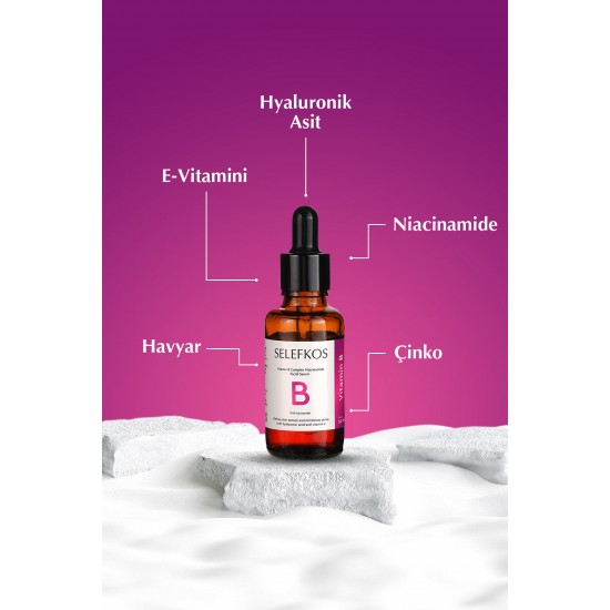 B Vitamin Serum Complex Cilt Serumu (Niacinamide), Tüm Cilt Tiplerine Uygun, Bariyer Güçlenmeye Yardımcı 30ML